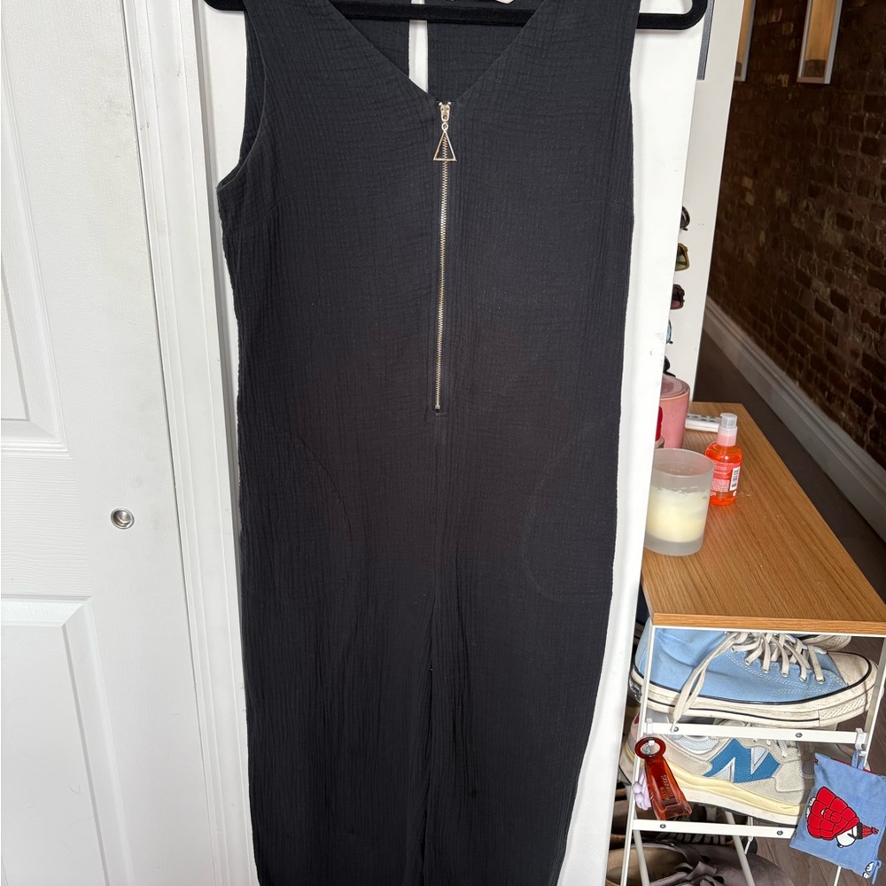 Black Sleeveless Romper